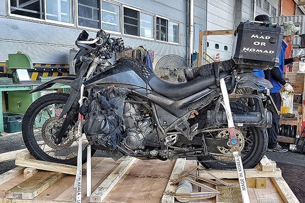 shipping motorcycle south korea