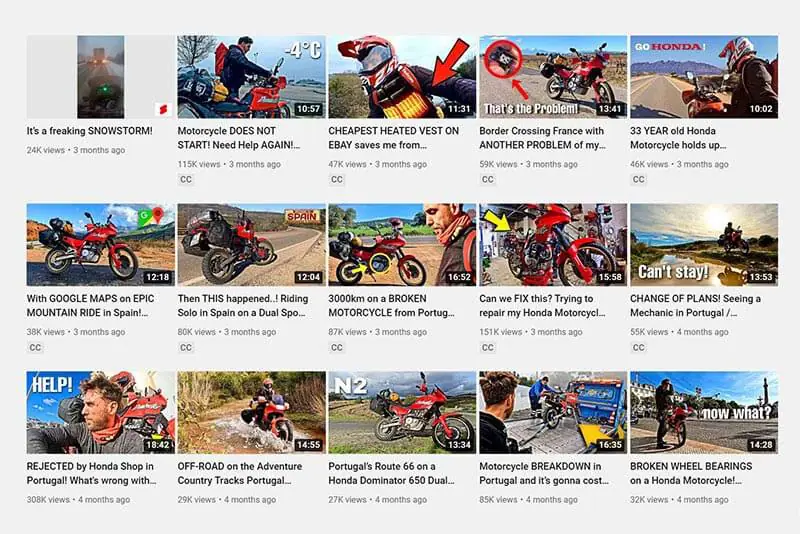 Marc Travels YouTube Thumbnails