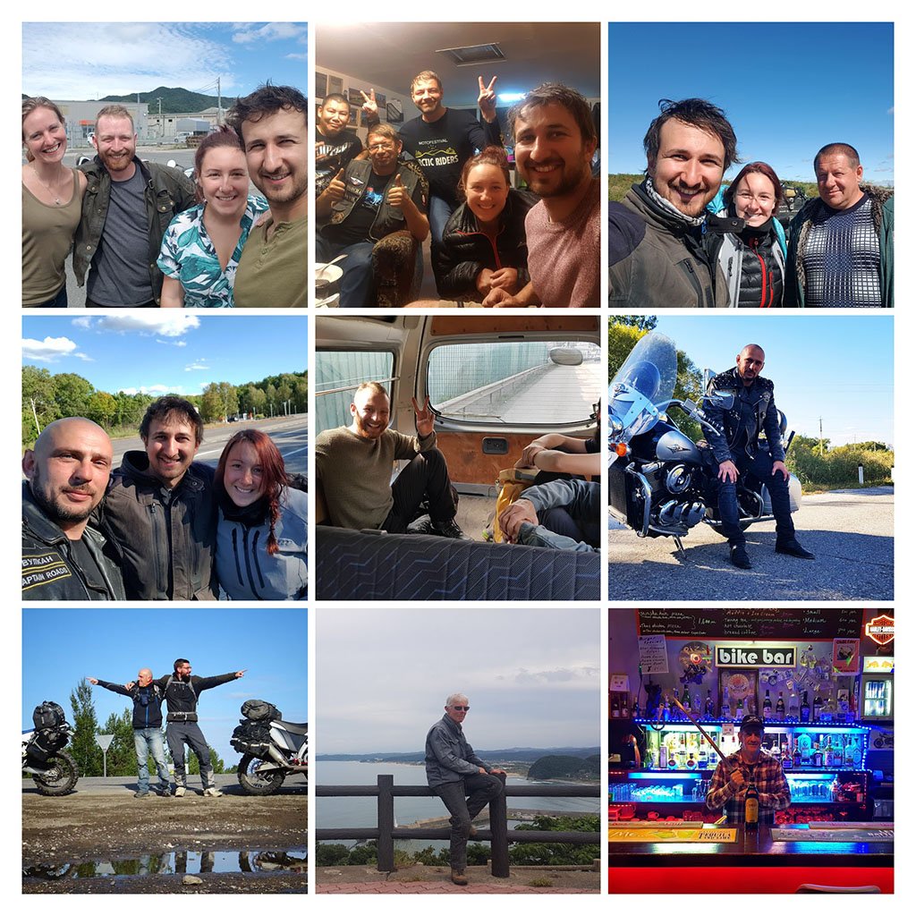 Friends made while travelling