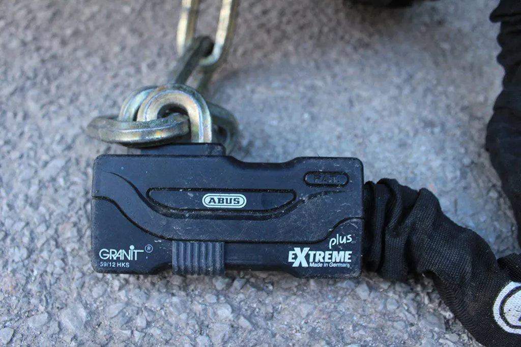 EM MOTO  Kette mit Verschluss Abus GRANIT™ Extreme XPlus™ 59/12HKS110