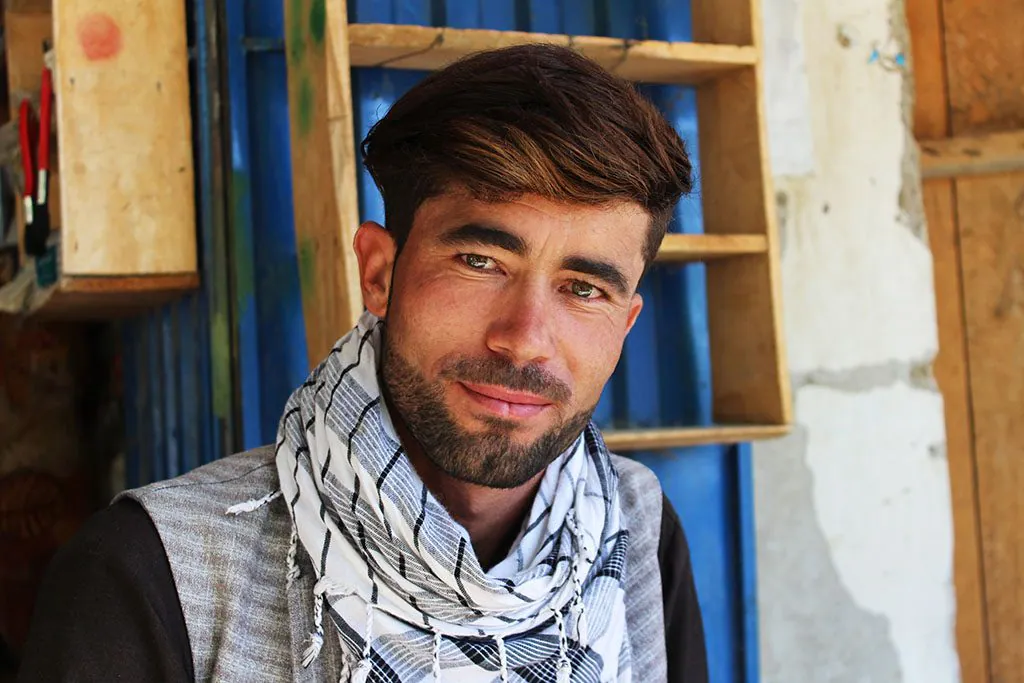 Handsome Afghan man