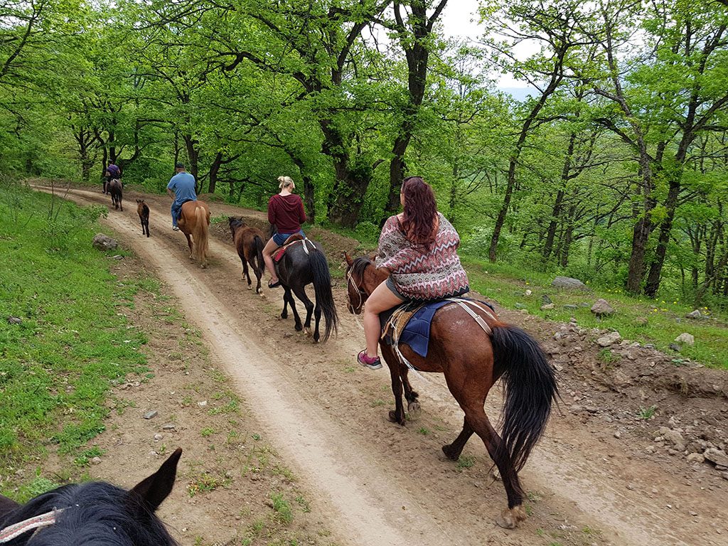 Horse riding in Dilijan Armenia