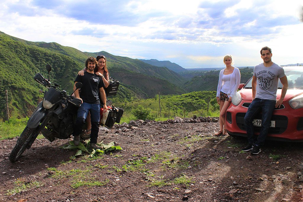Adventure motorcycle travel in Armenia