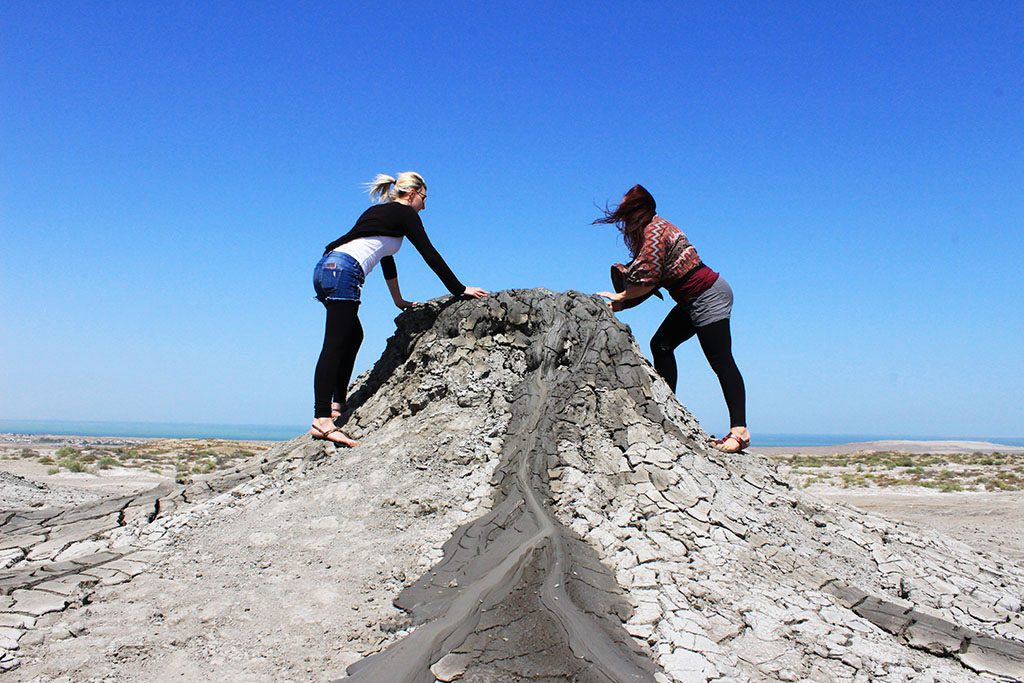 Mud volcano guide Azerbaijan