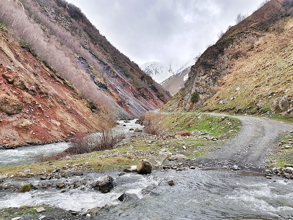 Beautiful walk through Kazbegi