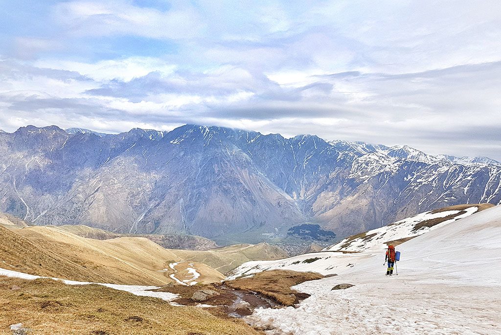 Skis in Kazbegi and hiking
