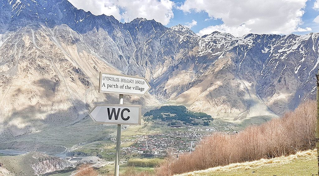 Hiking in Kazbegi