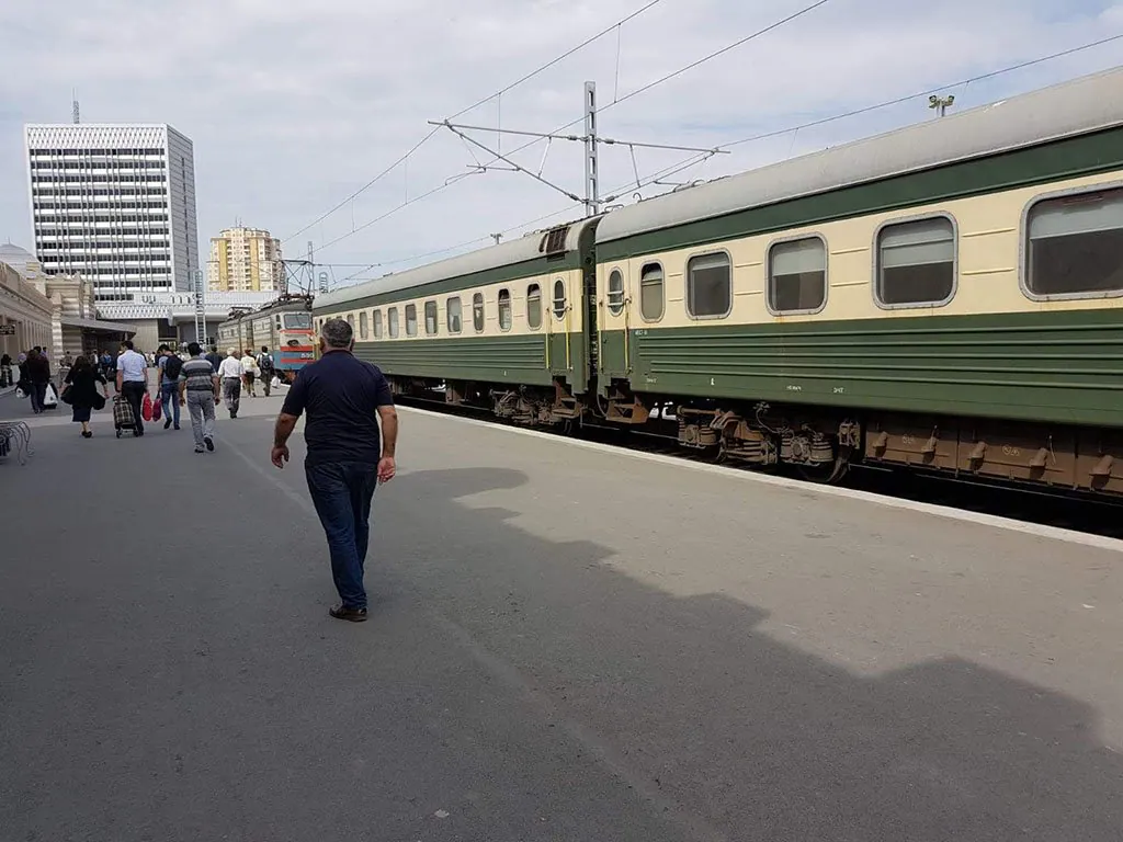 Train from Georgia to Azerbaijan