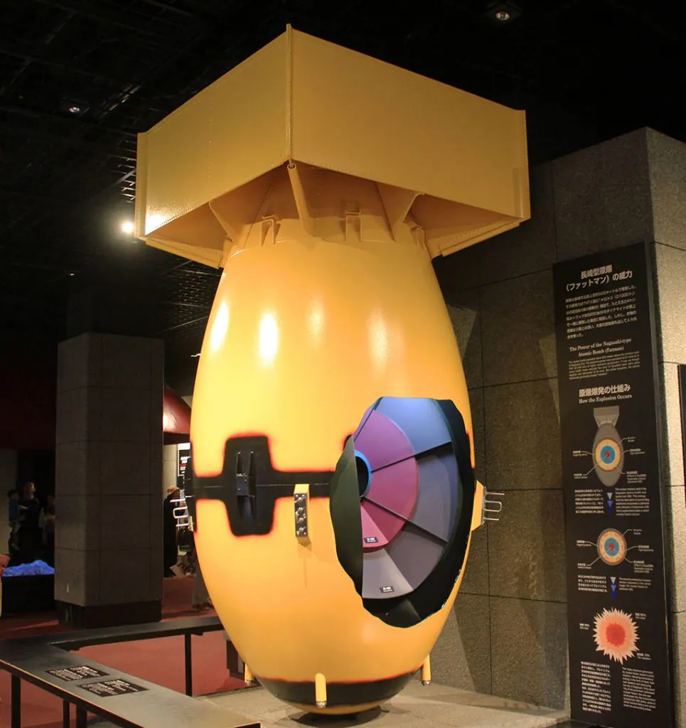 Replica Atomic bomb on Nagasaki