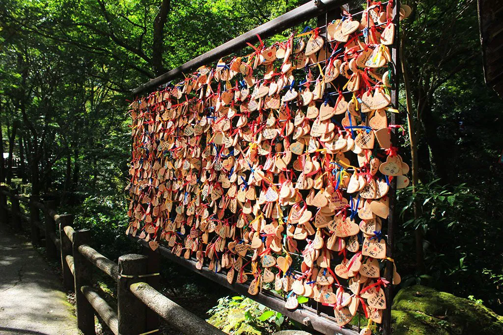 Prayers at Takachiho Gorge