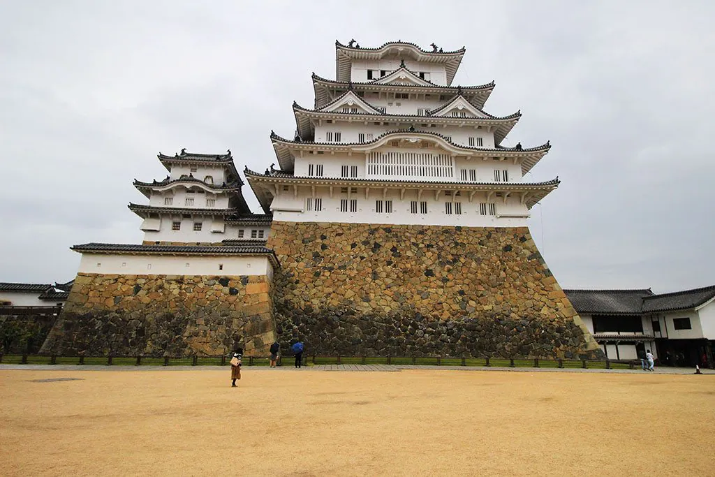 Himeji Castle is massive