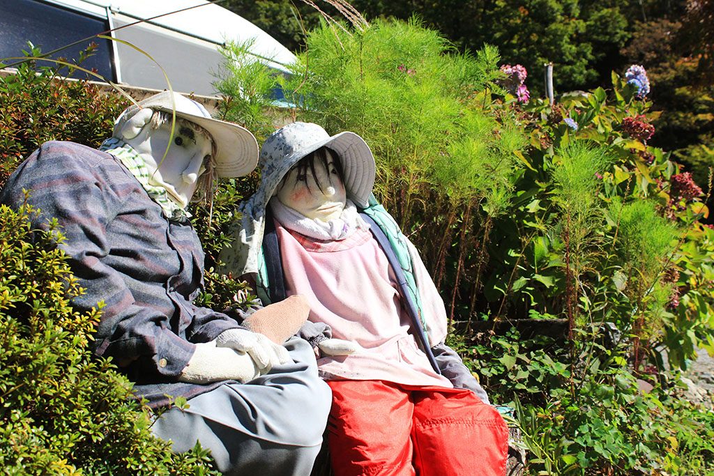Scarecrows in Japan