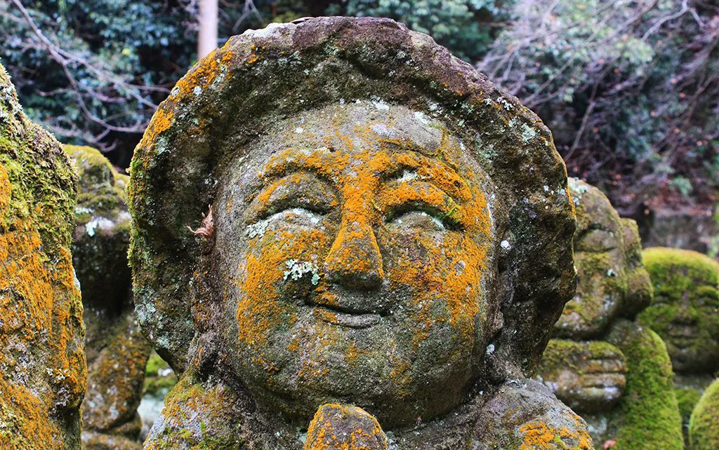 Japanese stone buddha
