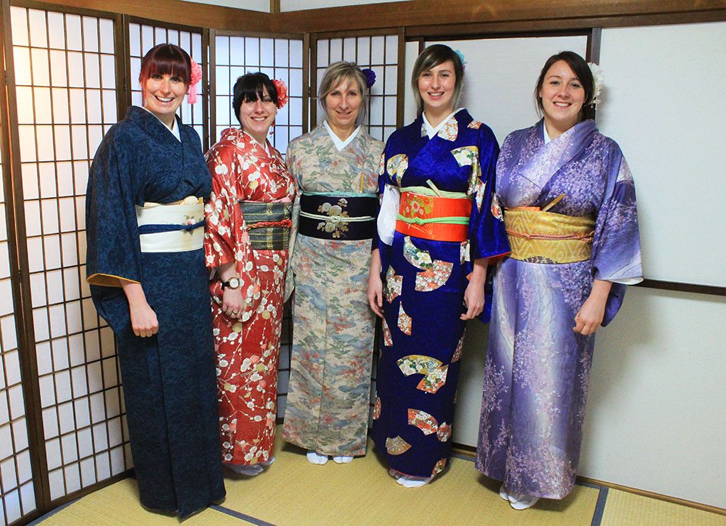 A family of kimonos