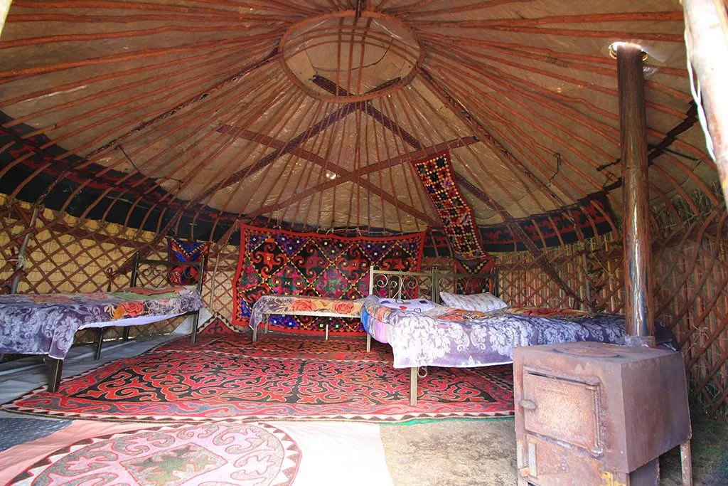 traditional kyrgyzstan yurt