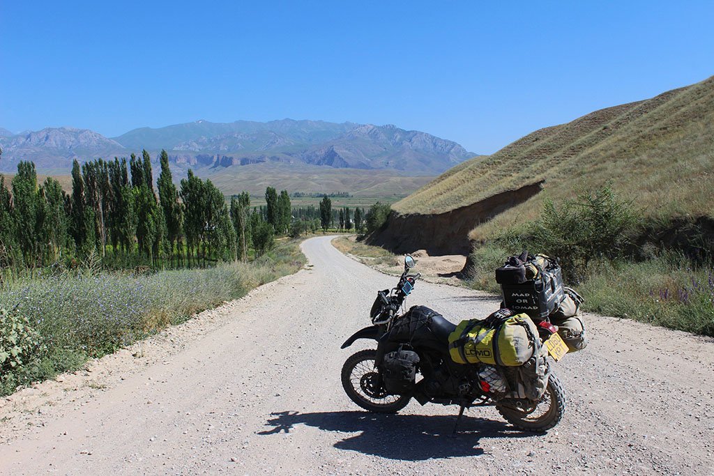 Adventure biking in Kyrgyzstan
