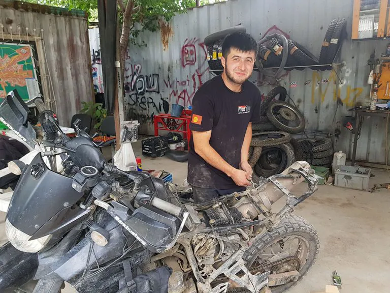 Muz Too mechanic in Osh Kyrgyzstan
