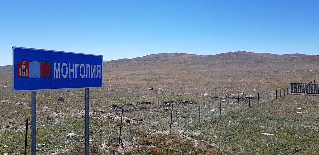 Mongolia signpost