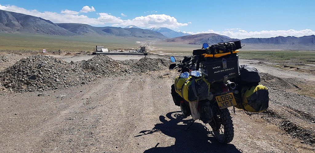 Terrible road conditions in Mongolia