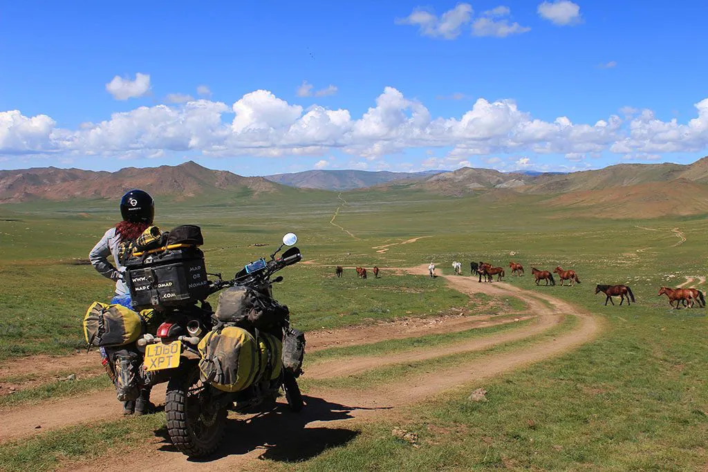 Adventure Motorcycle Travel in Mongolia has epic roads