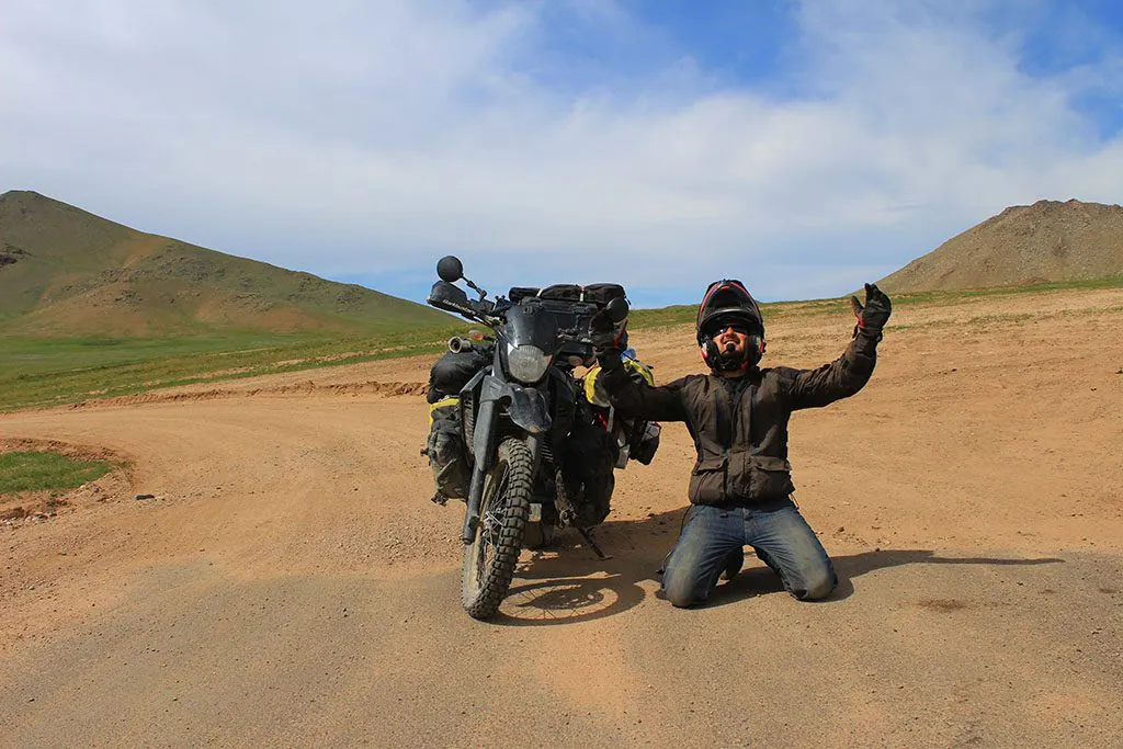 Going mad off-roading in Mongolia