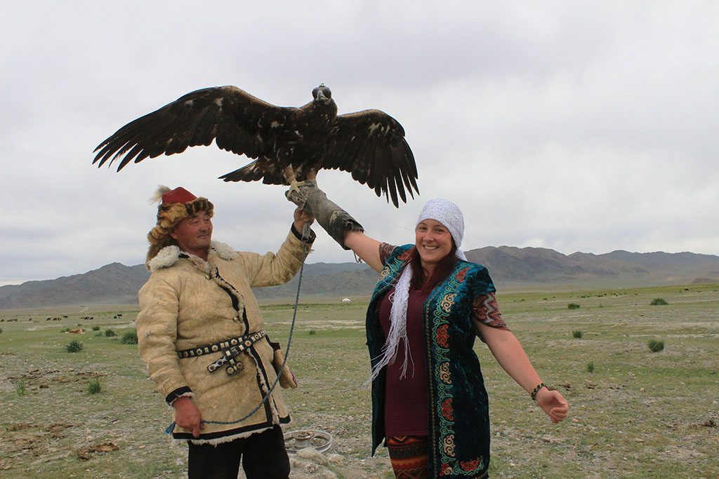 Eagle Hunter in Mongolia with Alissa