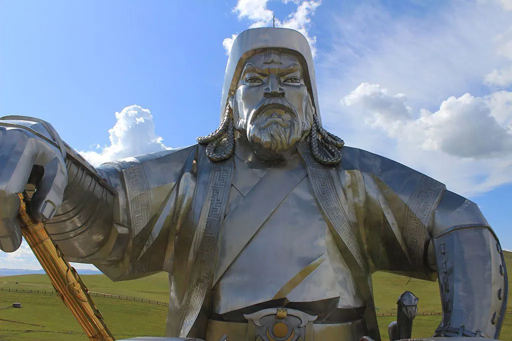 Epic close up of Ghengis Khan