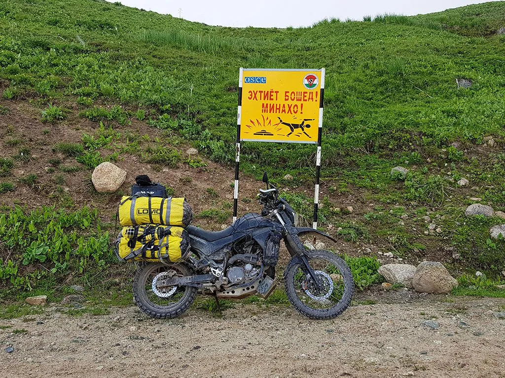 Motorcycle travel in Tajikistan
