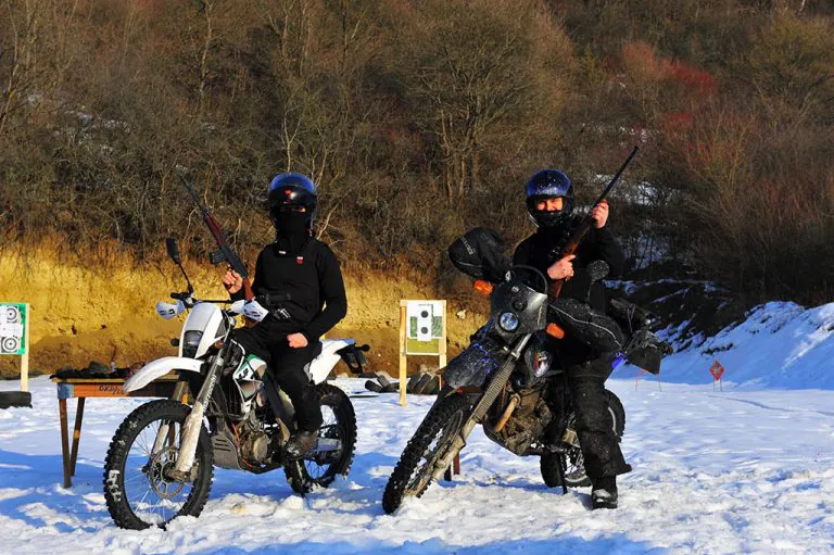 Motorcycle security while travelling