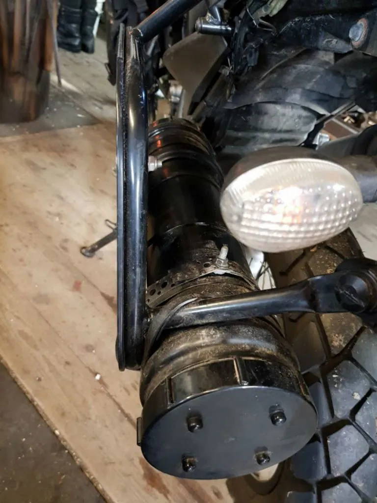 DIY motorbike tool luggage