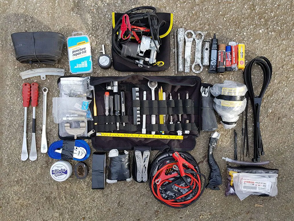 Ultimate adventure bike tool kit