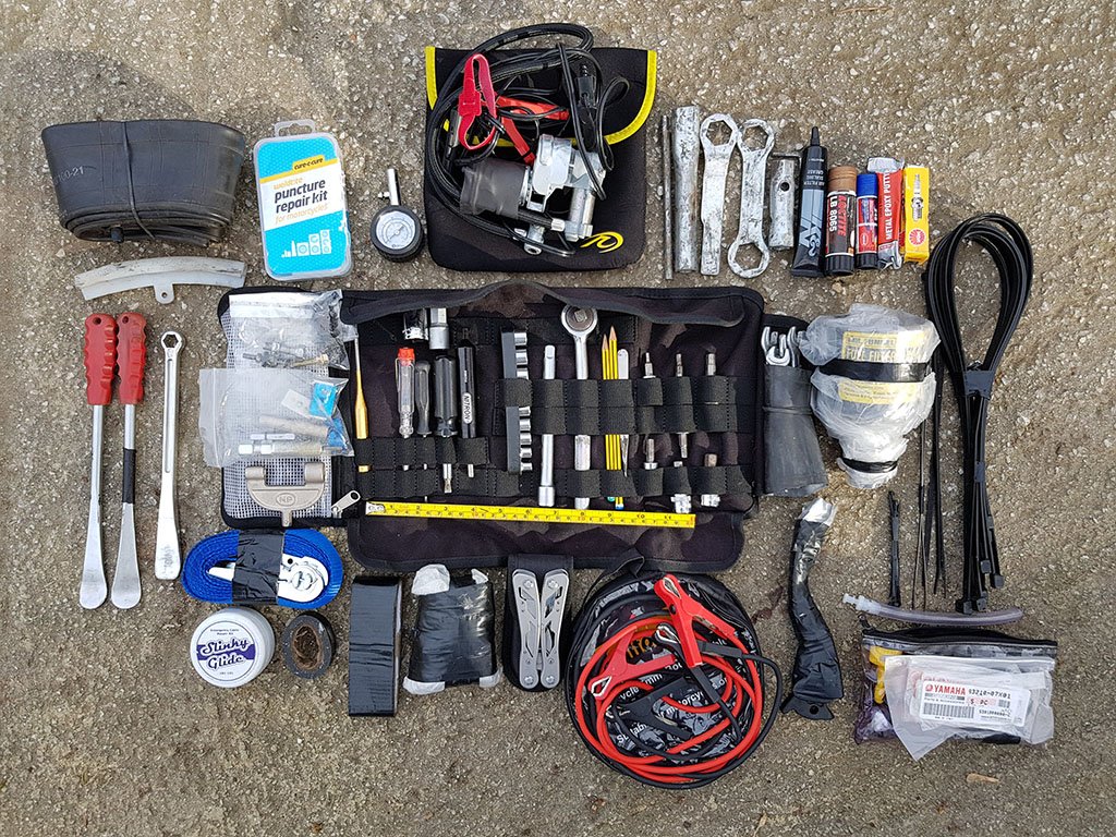 motorcycle travel tool kit