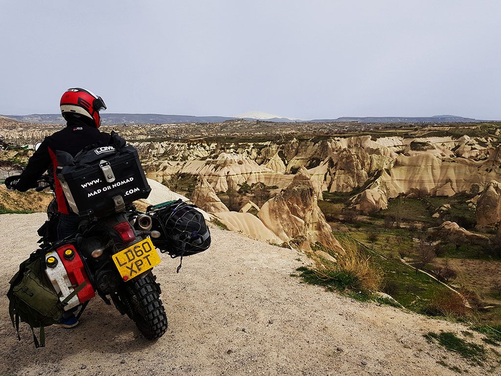 Adventure bike riding in Cappadocia Turkey guide