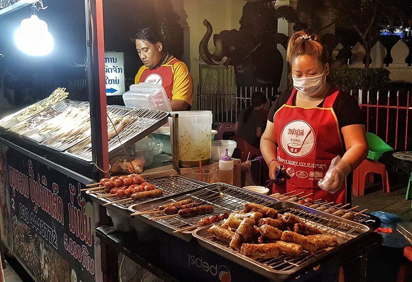 Laos street food