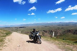 Motorcycle adventure travel in Kyrgyzstan
