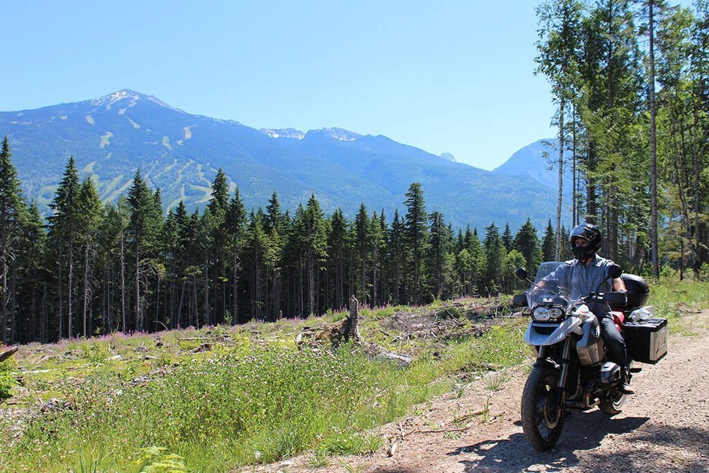 Motorcycling Canadian Rockies
