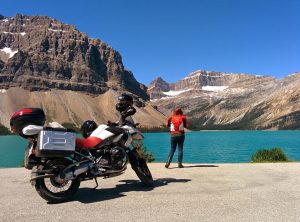 motorcycle icefields parkway canada