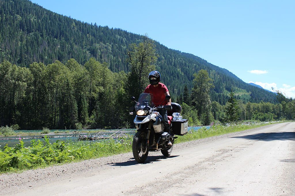 Off-road riding in British Colombia Canada