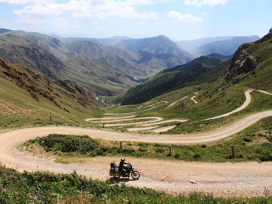 Motorcycle travel in Kyrgyzstan