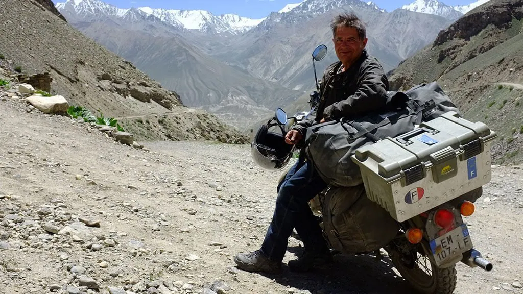 Royal Enfield motorcycle travel the world Tajikistan