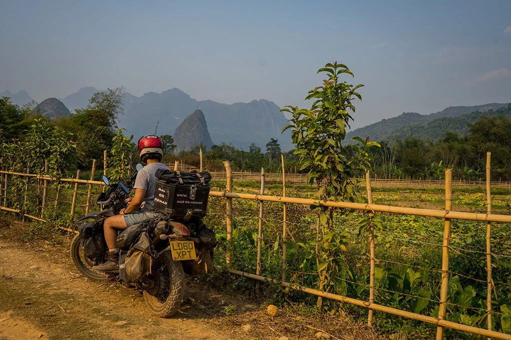 Motorcycle Travel in Laos