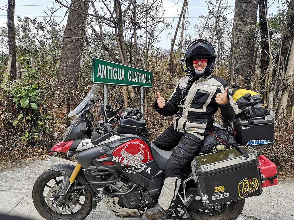 Esta es mi Vuelta motorcycle Antigua