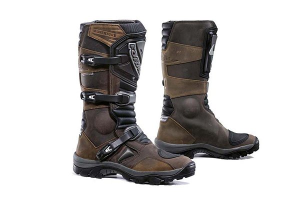 Men Leather Motorcycle Protective Biker Rider Motorbike Motocross Racing Boots Brown Waterproof Safety Touring Shoes Boots 