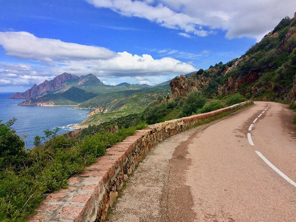 On the D81 near Piana, Corsica