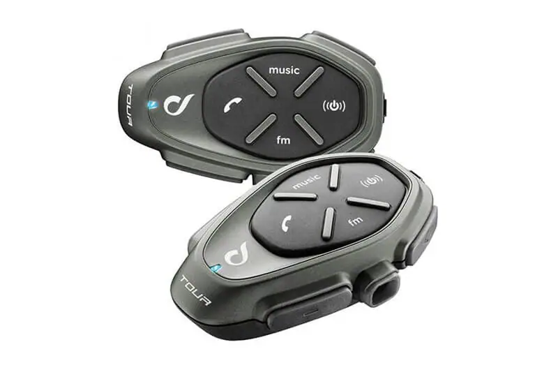 Interphone Urban Motorcycle Helmet Bluetooth Universal Intercom System Twin