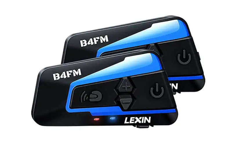 lexin b4fm motorcycle bluetooth communication and intercom headset