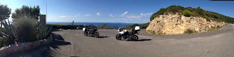 monte argentario pano Europe Motorcycle Tour