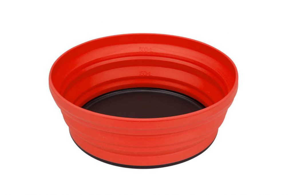 Collapsible camping plate motorcycle camping food