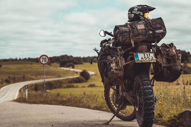 Motorcycle Travel Guide Latvia enduro and off road bike