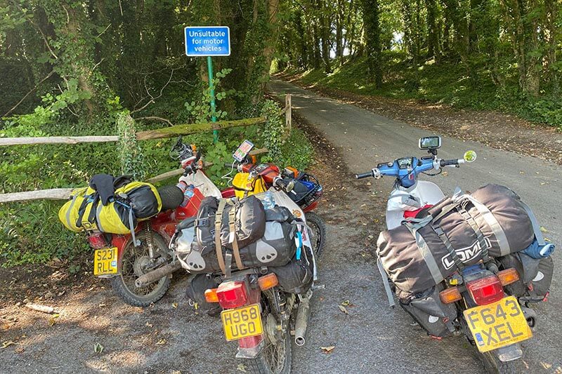 Small Bike Big Adventures Honda Cub on TET